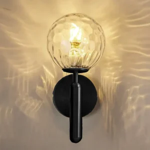 Crystal Globe sconce