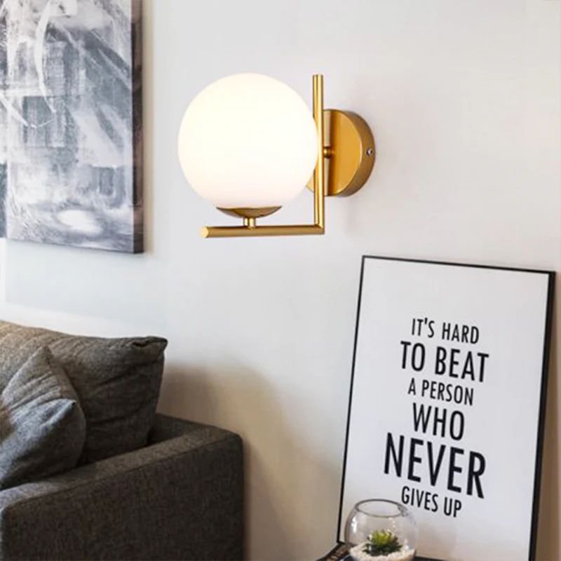 Gold Globe Wall Light - Image 3