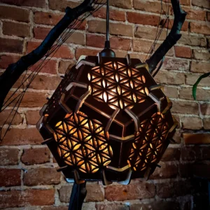 Rudolph geometric hanging light