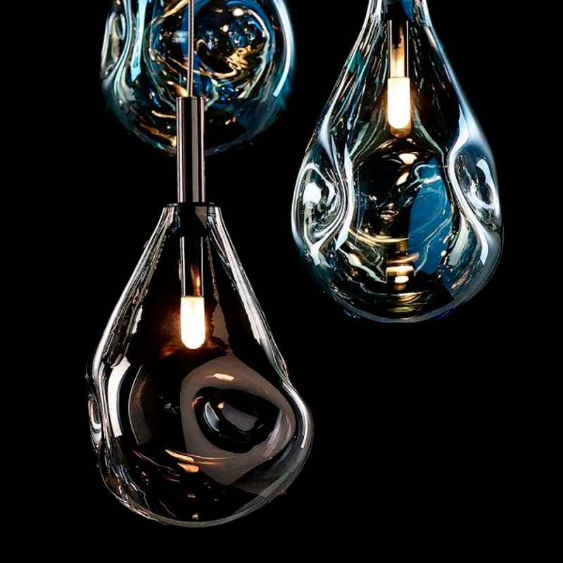 Soap Blown Glass Pendants - Image 2