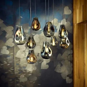 Soap Blown Glass Pendants