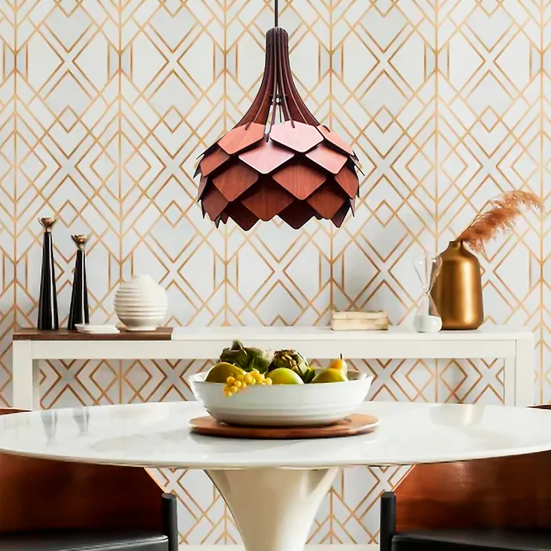 Wooden Pine Hanging Light - Image 3