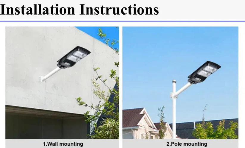 Fl-025 Solar Street Light Black Body 60w - Image 3