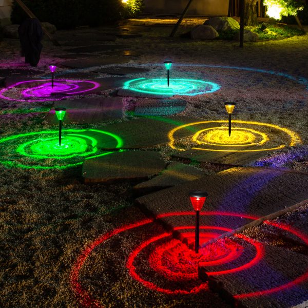 Rgb Stake Solar Bollard Light - Image 4