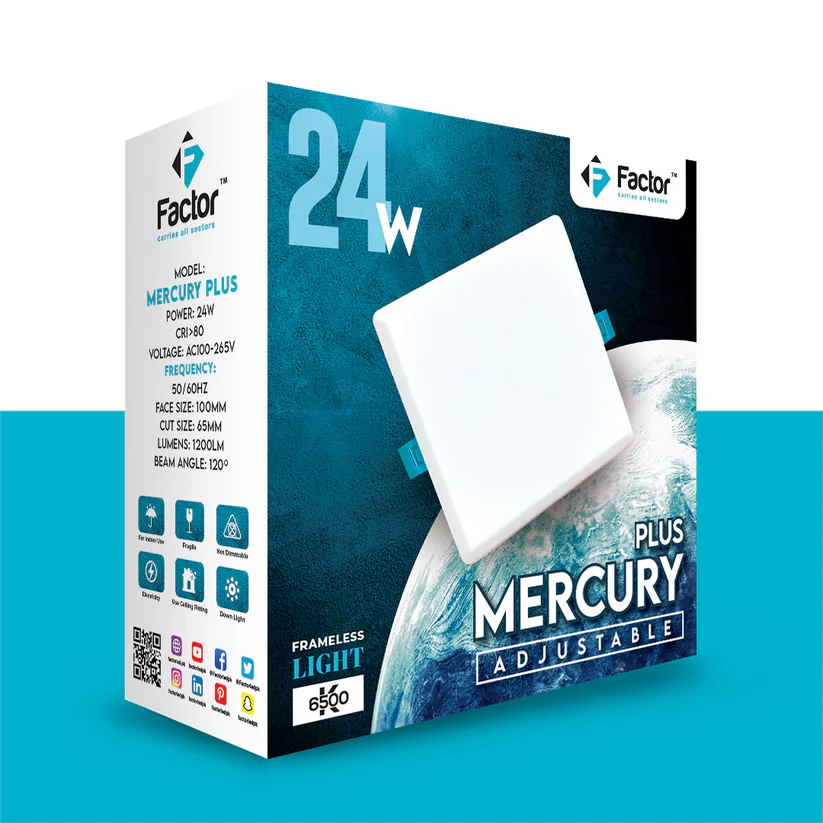 Factor Square Mercury Plus Downlight 24W - Image 2