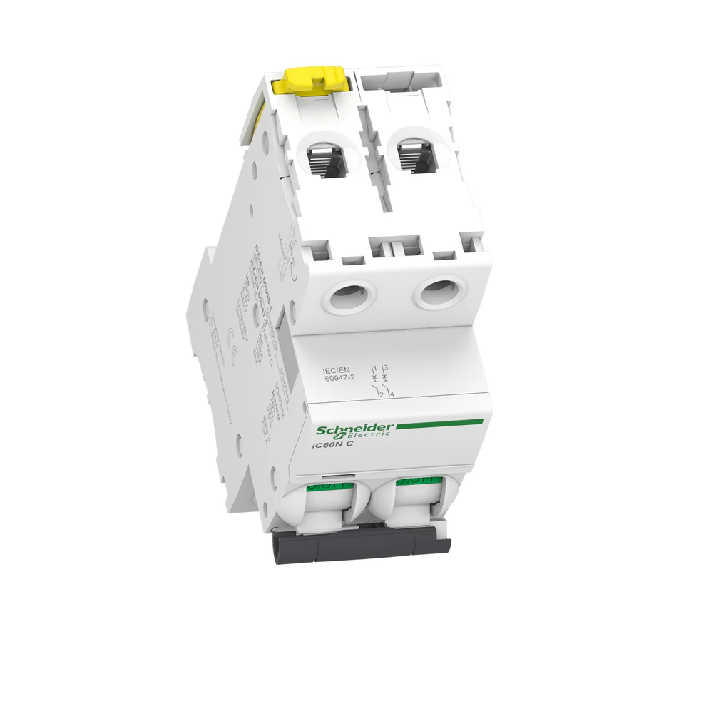 Schneider iC60N 2 Pole Miniature Circuit Breaker, 6 KA - 10 kA - Image 2