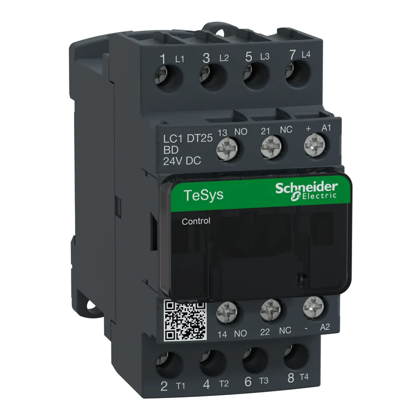 Schneider LC1DT25M7 TeSys D Contactor, 4P (4 NO) AC-3 220 V AC standard Coil