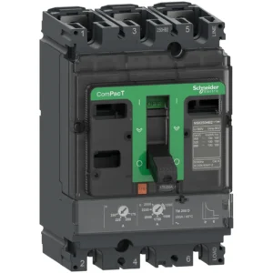 Schneider NSX250H 3 Pole Molded Case Circuit Breaker, 70 kA