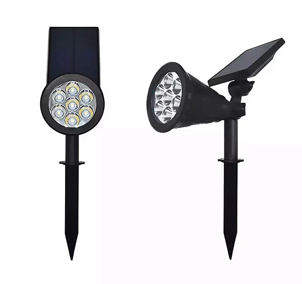 Inground Spiky Solar Garden LED light - Image 4