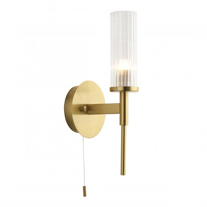 Luxury glass wall sconce