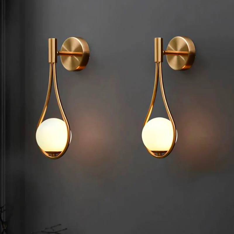 Modern Tear Drop Wall Light - Image 2