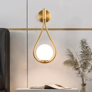 Modern Tear Drop Wall Light