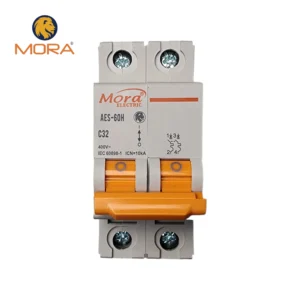 Mora 2P AC MCB Circuit breaker C type 230/400V 20A , 32A