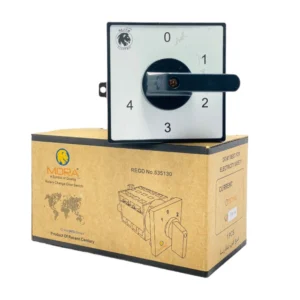 Mora 4 Line 75A/50A Phase and Neutral Selector Switch Mora ChangeOver for 4 Meters
