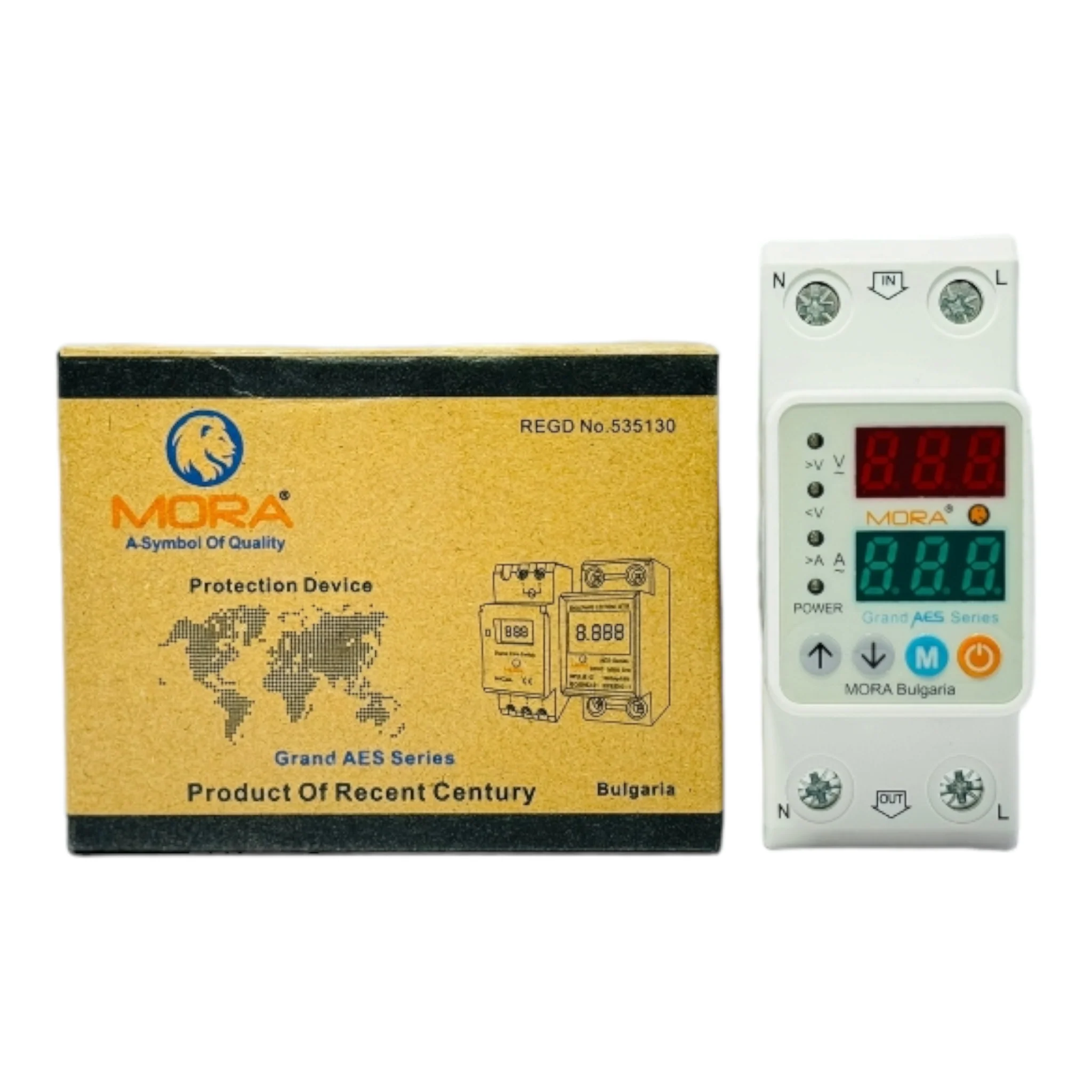 Mora 80A VA Protector by MORA Bulgaria with time delay function 2024 - Image 2
