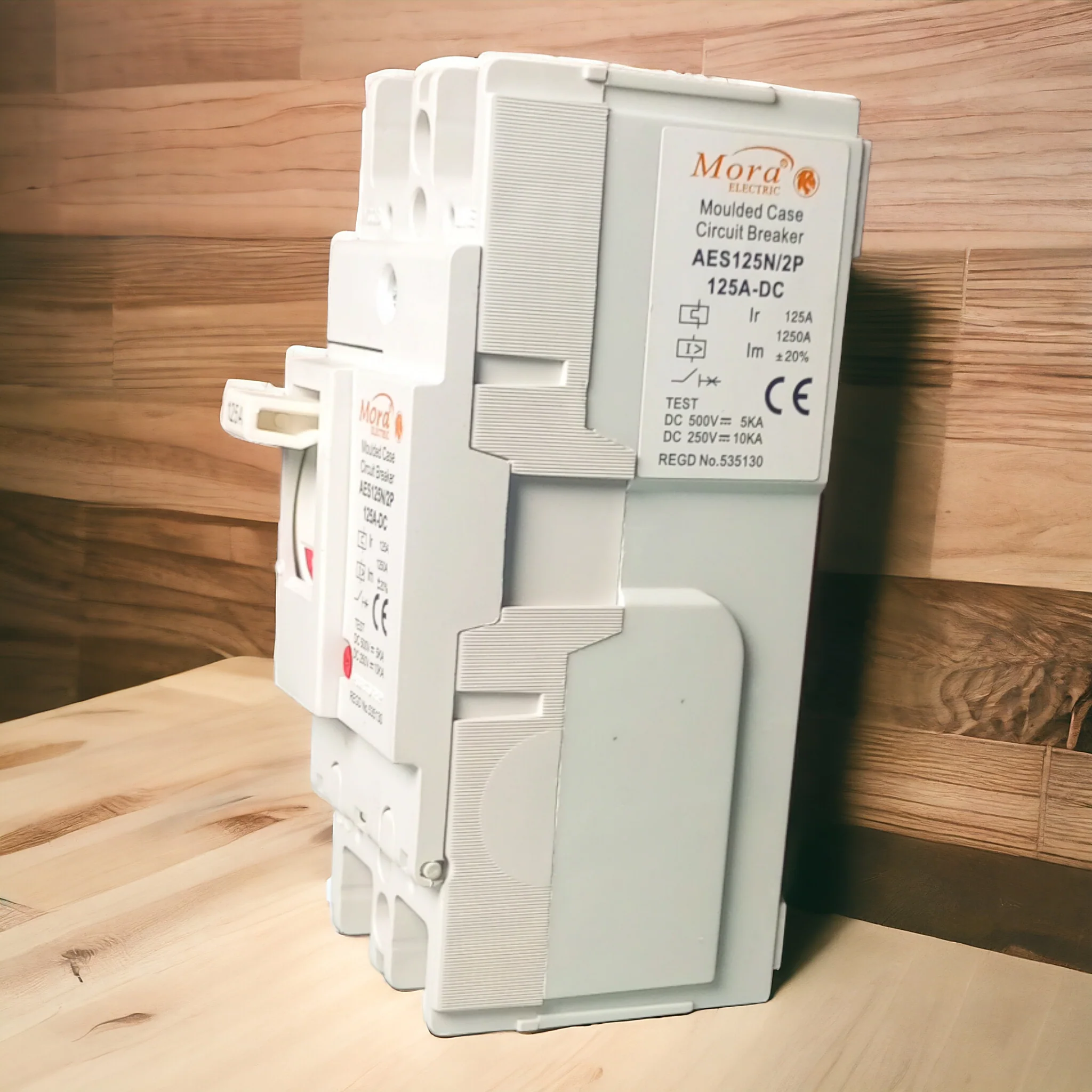 Mora 125A Breaker 2 Pole DC MCCB Breaker, Battery Breaker, Solar Panels Breaker, and Copper Points - Image 2