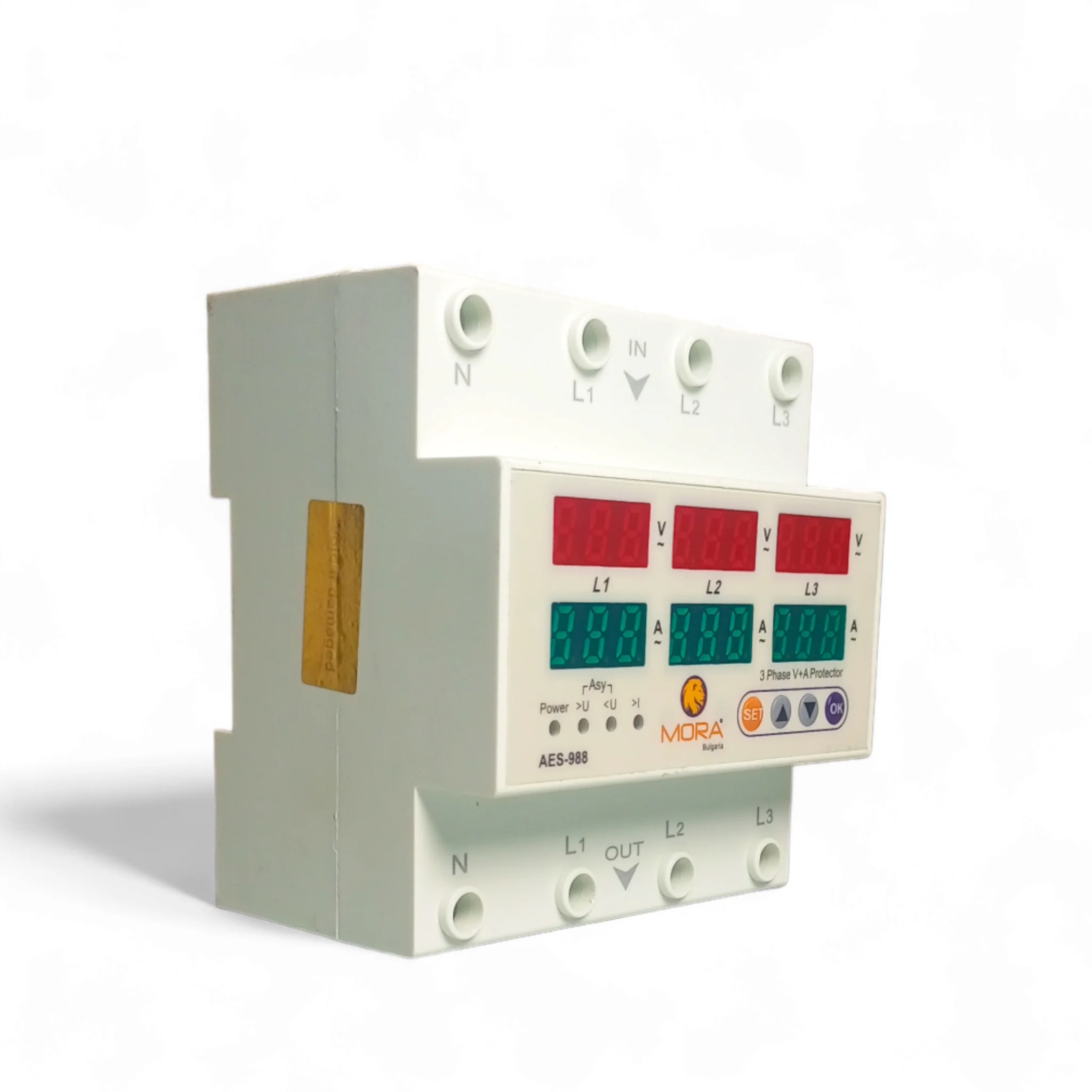 Mora 4Pole 3 Phase Voltage and current Protector - Image 2