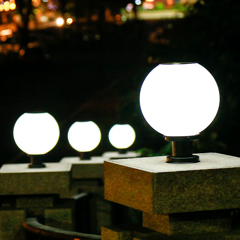 Solar Globe Pillar light - Image 7