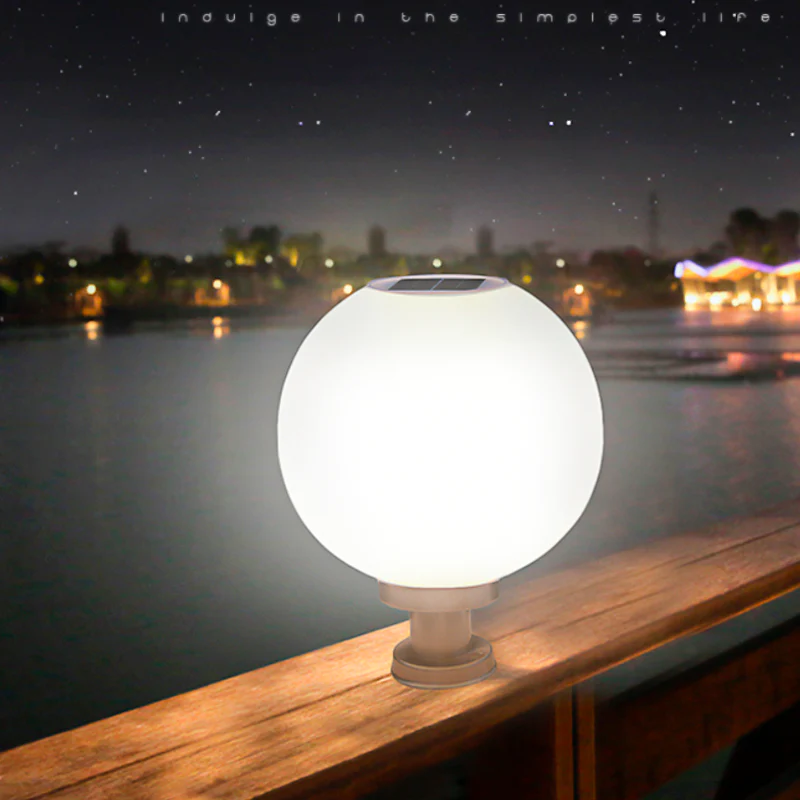 Solar Globe Pillar light - Image 2