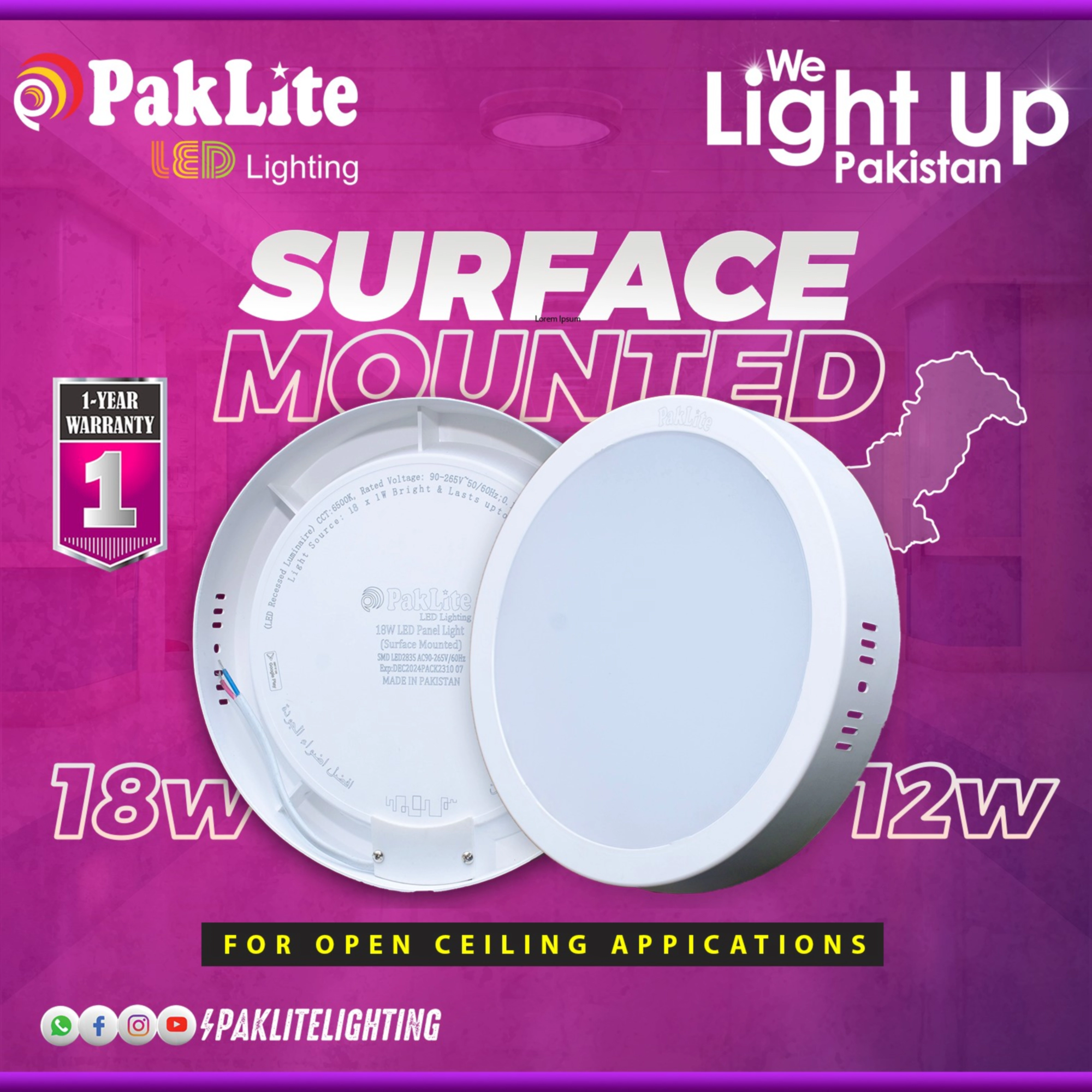 LED SURFACE MOUNTED LIGHT - Image 2