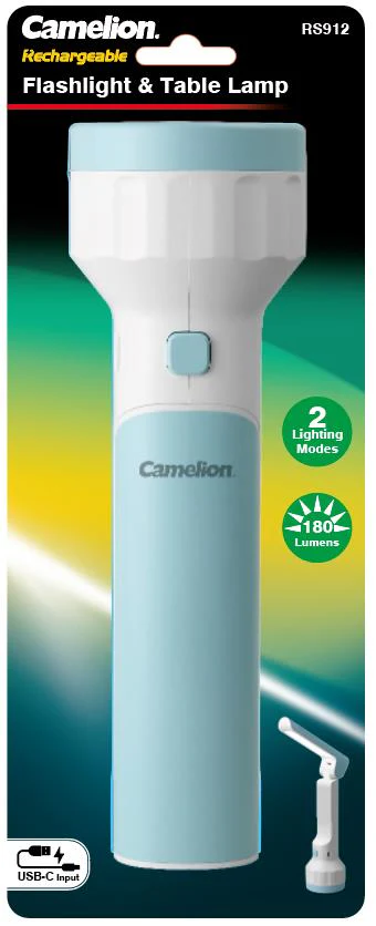 Camelion Rechargeable Flashlight – RS 912 - Image 2