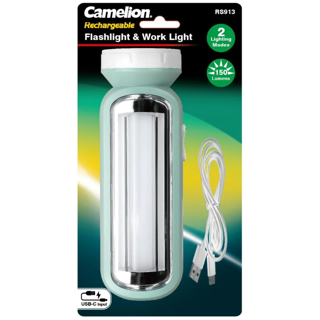 Camelion Rechargeable Flashlight – RS 913 - Image 2