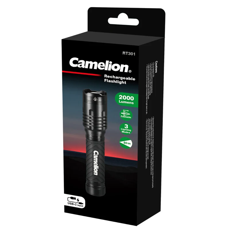Camelion Rechargeable Flashlight – RT 301