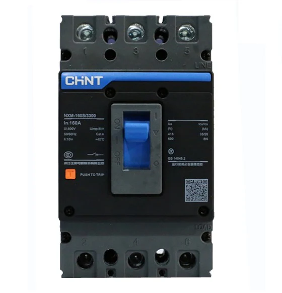 Chint Nxm-160 S 3 Pole 160Amp Molded Case Circuit Breaker