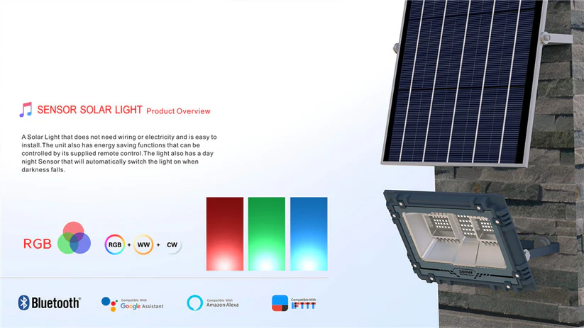 RGB Solar Flood Light 500w - Image 9