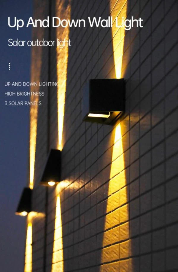 Two Way Adjustable Solar Wall Washer 8w - Image 4