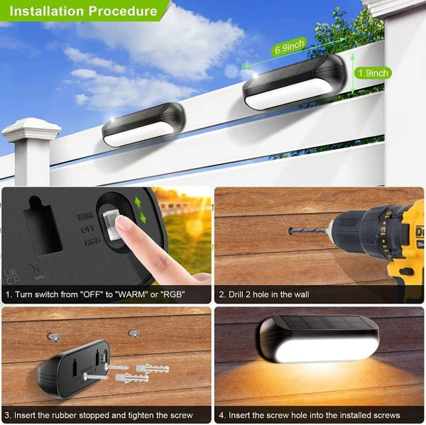 Solar Accent Wall Light 2 In 1 - Image 4
