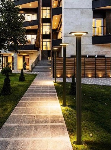 Solar Aluminum Dual Head Pole Light 20w - Image 2