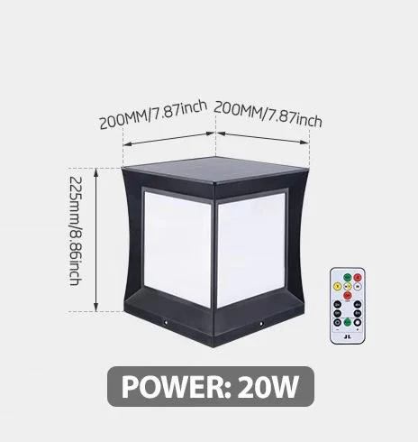 Coarts 7w Solar Post Top Light Fl-Pt-100 - Image 2