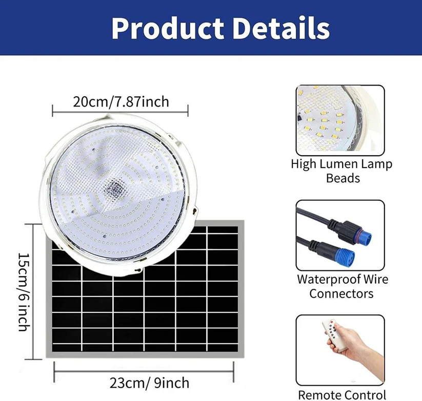 Solar Ceiling Light 3 In 1 - Image 8