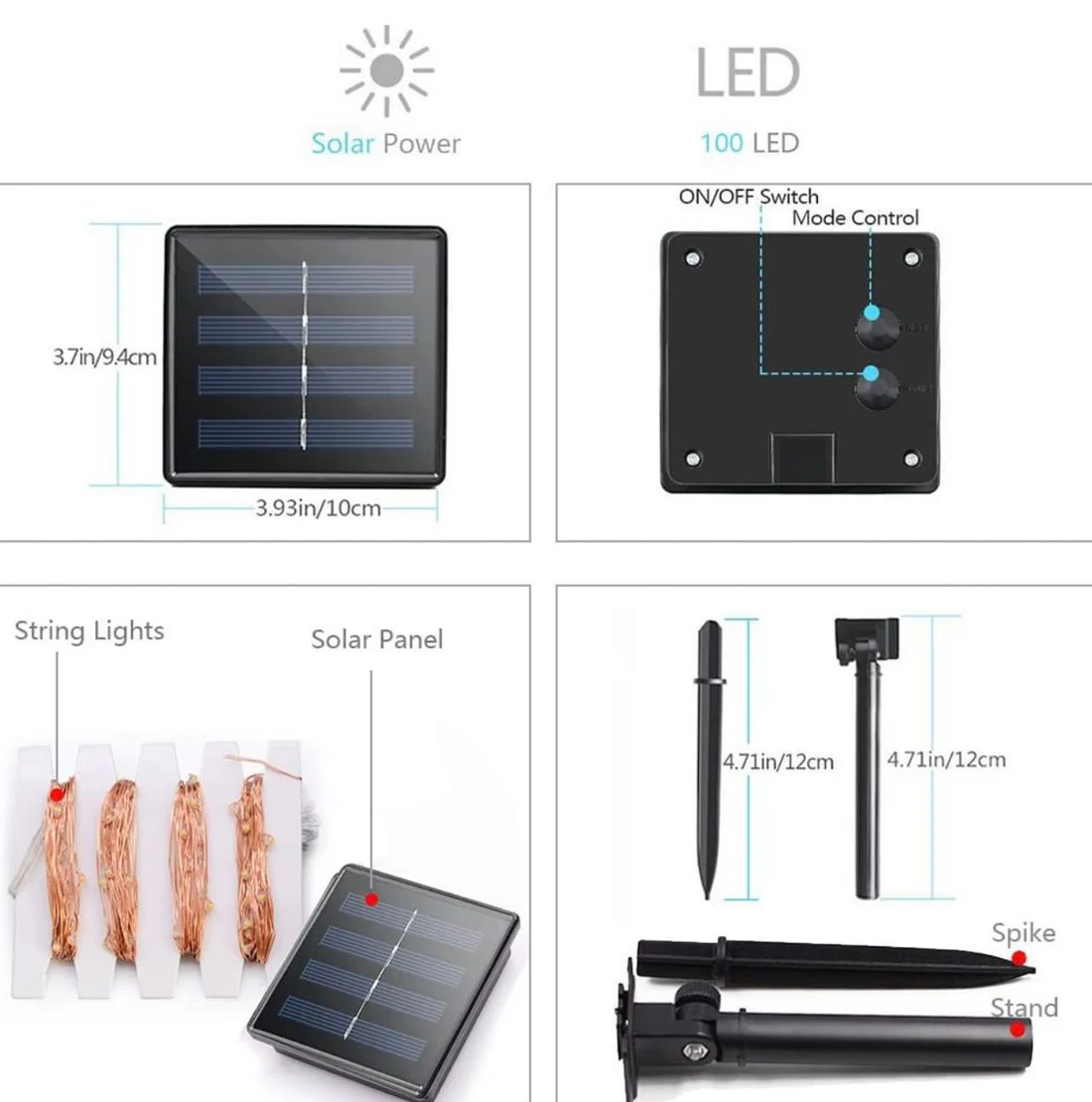 Solar Fairy String Light 10m - Image 4