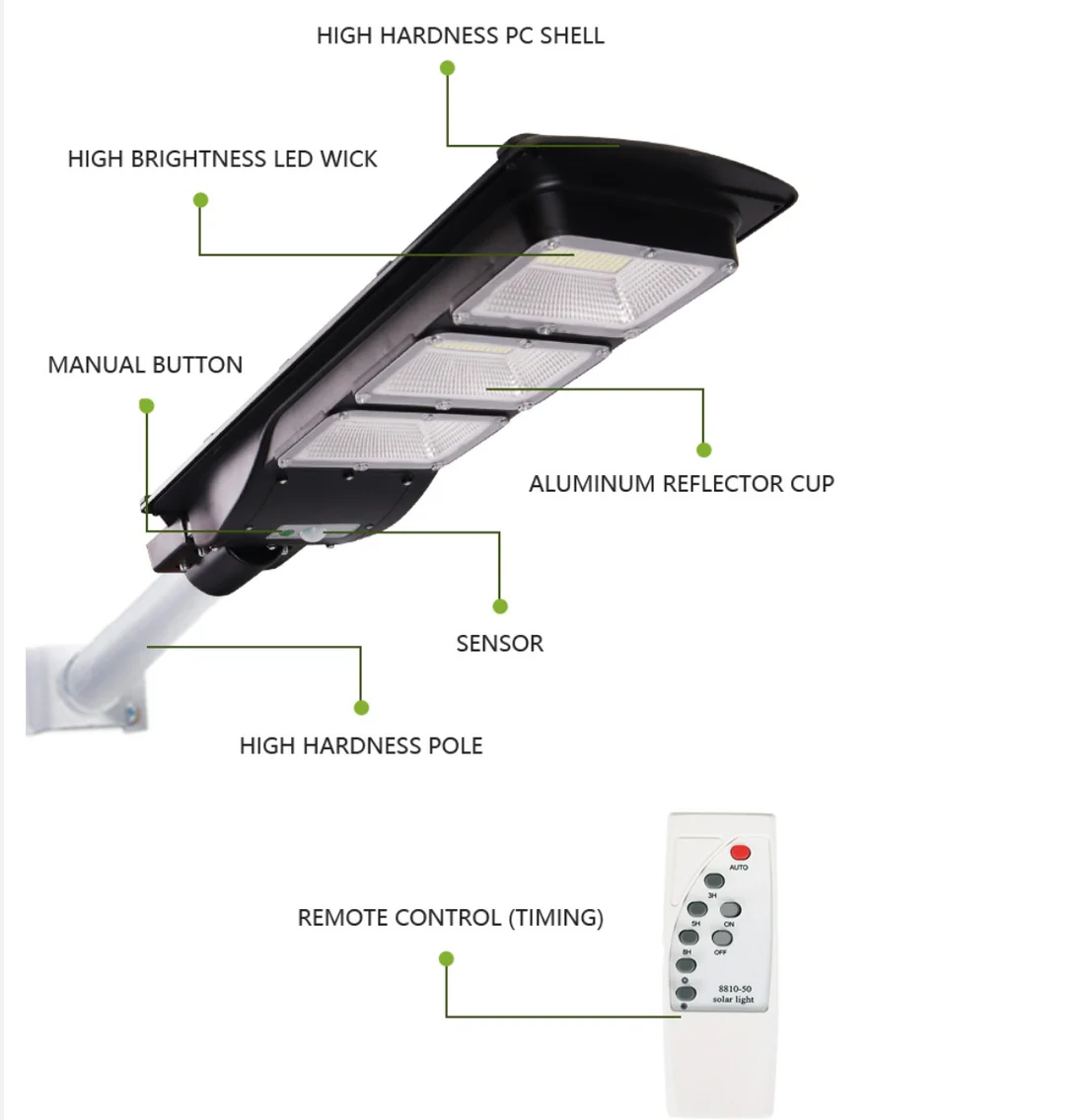 Econo 90W Solar Street Light - Image 3