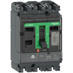 Schneider NSX160H 3 Pole Molded Case Circuit Breaker, 70 kA