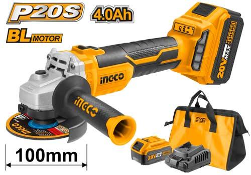INGCO CAGLI10022 Lithium-Ion Angle Grinder
