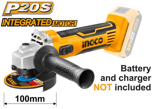 INGCO CAGLI1003 Lithium-Ion Angle Grinder