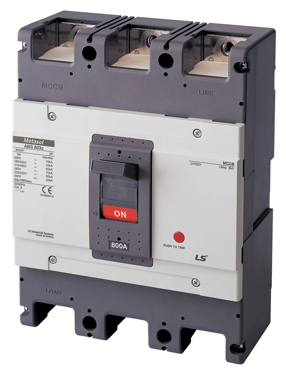 LS Electric ABS-803c 3 Pole Molded Case Circuit Breaker