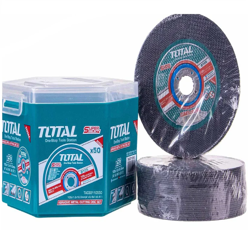 Total TAC22110550 Abrasive Metal Cutting Disc Set
