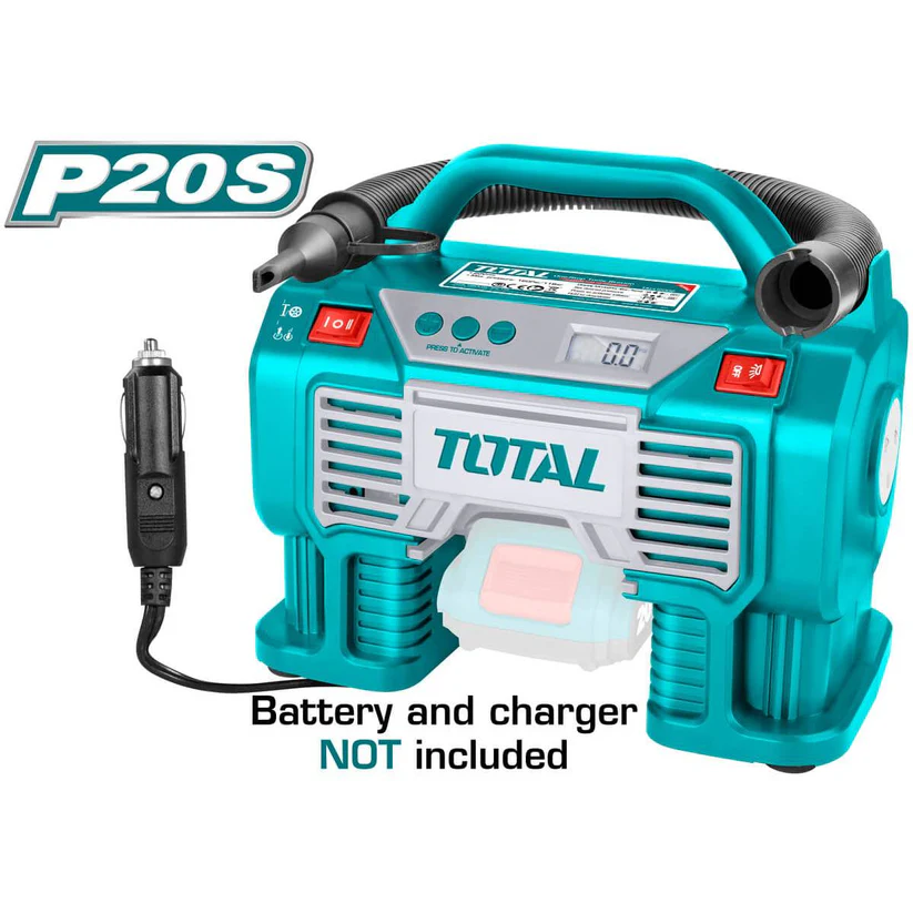 Total TACLI2002 Cordless Lithium-Ion Auto Air Compressor