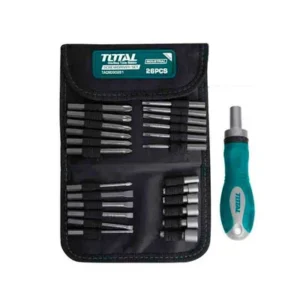 Total TACSD30266 26 Pcs Ratchet Screwdriver Set