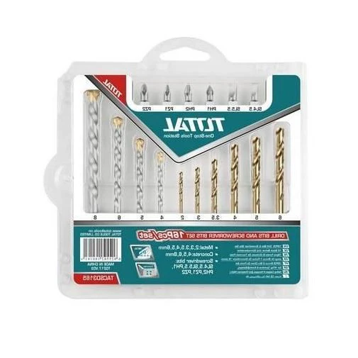 Total TACSD3165 Drill Bits And Screwdriver Bits Set
