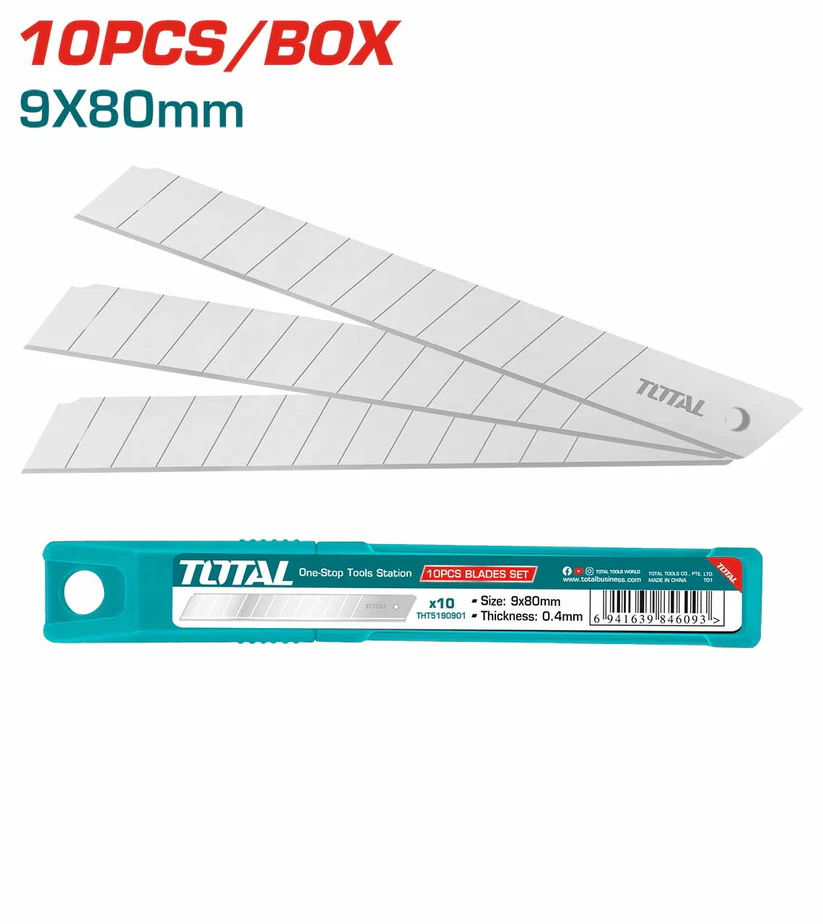 Total THT5190901 10Pcs Blades Set