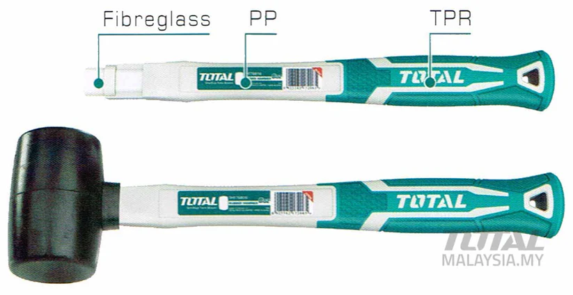 Total THT76816 Rubber Hammer