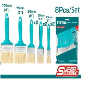 Total THT8450801 8pcs Paint Brush Set