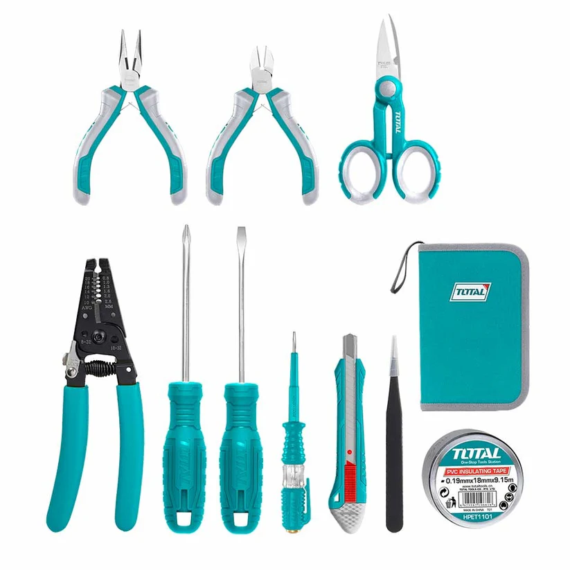Total TKETS0111 11Pcs Electricians Tools Set
