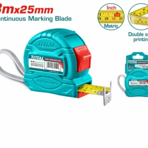 Total TMT34825 Steel Measuring Tape