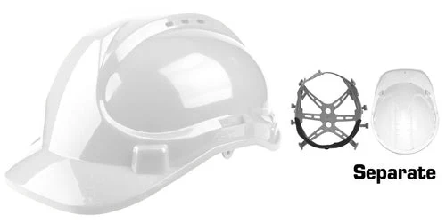 Total TSP2609 White Safety Helmet